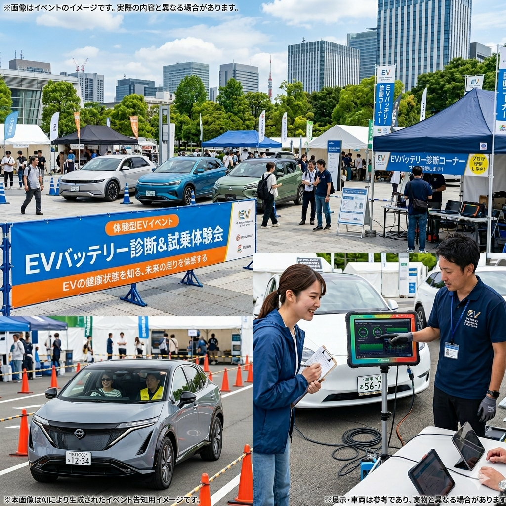 EVバッテリー診断＆試乗体験会 開催のお知らせ