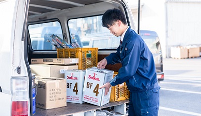 秋元 商品をお客様へ